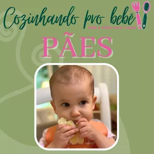 Imagem de capa para o Ebook Cozinhando pro Bebê - Pães