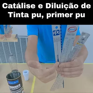 Imagem de capa para o Curso online Catálise e Diluição de Tinta pu, primer pu e verniz