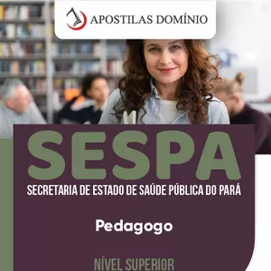 Imagem de capa para o Ebook Apostila SESPA 2023 - Pedagogo