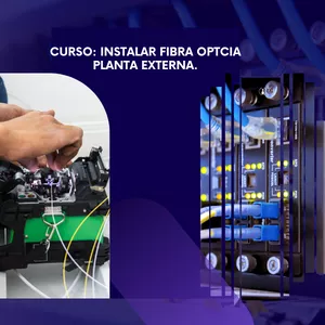 Imagen de portada para Curso online Curso Como Instalar Fibra Optica Planta Externa en 5 Dias