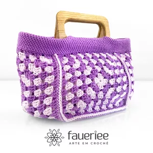 Imagem de capa para o Curso online Bolsa Square em Crochê