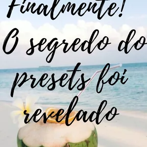 Imagem do curso Finalmente! O segredo do presets foi revelado