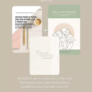 Imagem de capa para o Ebook Combo 4, Casa, coração e rotina.