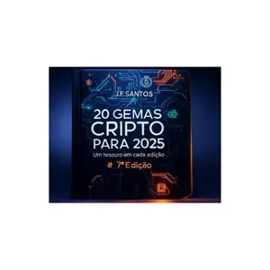 Imagem de capa para o Ebook 20 GEMAS CRIPTO PARA 2025