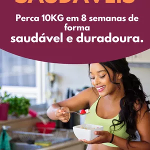 Imagem de capa para o Ebook 10 Receitas Saudáveis Para Emagrecer