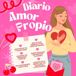 Imagen de portada para Ebook 🌸 Diario Terapéutico de Amor Propio – Escribe tu proceso, honra tu transformación