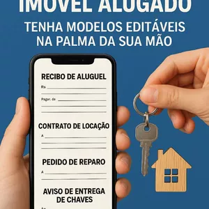 Imagem de capa para o Ebook KIT ALUGUEL - IMÓVEL ALUGADO