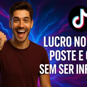 Imagem de capa para o Ebook Ebook Lucro no TikTok