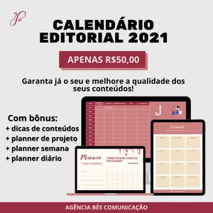 Imagem de capa para o Ebook Guia de planejamento de conteúdo + dicas de produção de conteúdo + planners