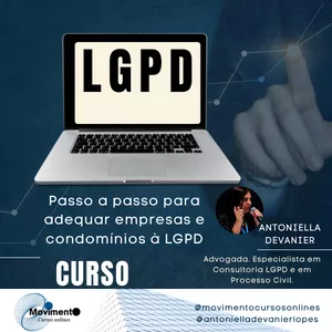 Imagem do curso Passo a passo para adequar empresas e condomínios à LGPD- Lei Geral de Proteção de Dados.