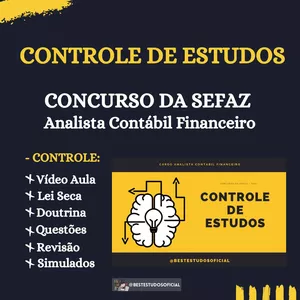 Imagem de capa para o Ebook CONTROLE DE ESTUDO CONCURDO DA SEFAZ CE
