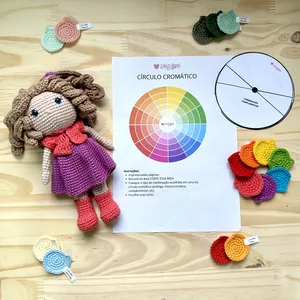 Imagem de capa para o Curso online Combinação de Cores aplicada ao Amigurumi
