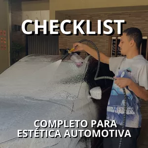 Imagem de capa para o Ebook Checklist Estética automotiva (Completo) 