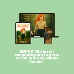 Imagen de portada para Ebook Dúo Salvavidas Canino: Salud Emocional + Salud Física (Resultados Reales) 🌿