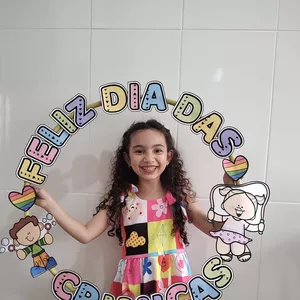 Imagem de capa para o Ebook Moldura para Bambolê Feliz Dia Das Crianças