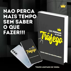 Imagem de capa para o Ebook Descubra Estratégias Poderosas: 133 Maneiras de Aumentar o Tráfego + Receba uma Planilha Exclusiva de Análise!