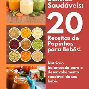 Imagem do curso As 20 melhores Receitas de Papinhas Nutritivas e Criativas para seu Bebê