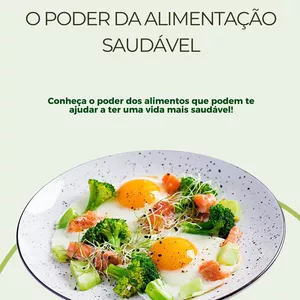 Imagem de capa para o Ebook O PODER DA ALIMENTAÇÃO SAUDÁVEL