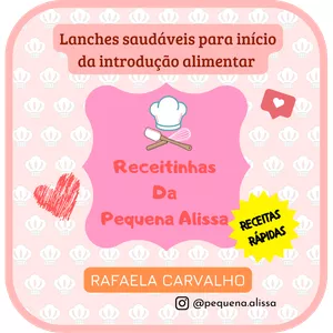 Imagem de capa para o Ebook Receitinhas da Pequena Alissa