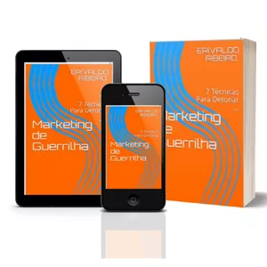 Imagem de capa para o Ebook Marketing de Guerrilha - 7 Técnicas Para Detonar ...