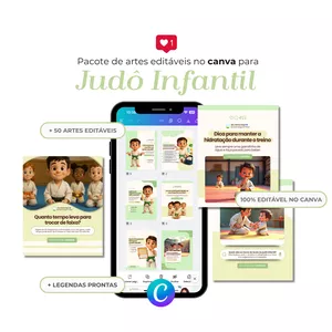 Imagem do curso PACK PARA JUDÔ INFANTIL - Criaé Studio