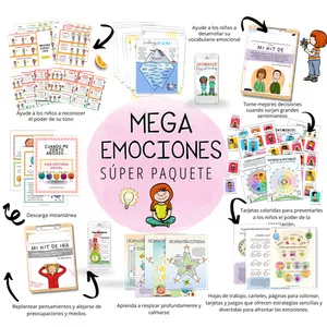 Imagen de portada para Ebook Mega Paquete de Emociones para Niños