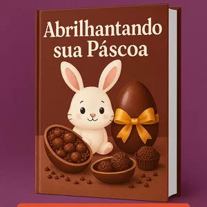 Imagem de capa para o Ebook Abrilhantando sua Páscoa! 🐰🍫
