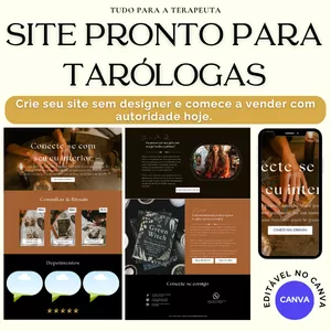 Imagem de capa para o Curso online SITE PRONTO PARA TARÓLOGAS 