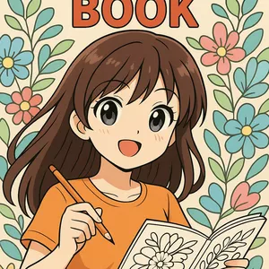 Imagen de portada para Ebook Libro para colorear anime 