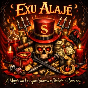 Imagem de capa para o Ebook O Código de Alajé: A Magia do Exu que Governa o Dinheiro e o Sucesso