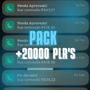 Imagem de capa para o Ebook PACOTE PLR MASTER (+20.000 PLR'S)