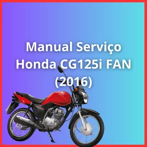 Imagem de capa para o Ebook Manual Serviço Honda CG125i FAN (2016)