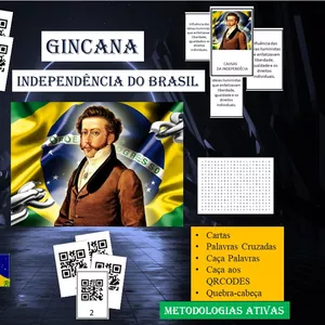 Imagem de capa para o Ebook Gincana - Independência do Brasil