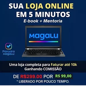 Curso Mentoria + E-book Parceiro Magalu