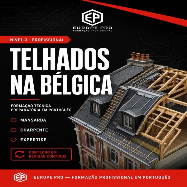 Imagem do curso Telhados na Bélgica — Vol.3 Profissional | Edição 2026