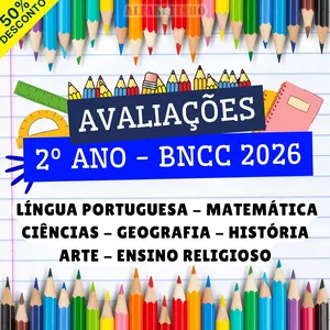 AVALIAÇÕES - 2º ANO - BNCC 2026 por ALFABETINHO
