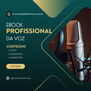 Imagem de capa para o Ebook Como Se Tornar um Profissional de Voz de Sucesso