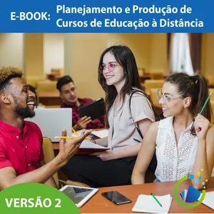 Imagem de capa para o Ebook Planejamento e Produção de Cursos de Educação à Distância
