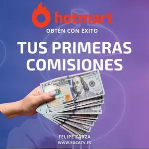 Imagen de portada para Ebook Cómo ganar mis primeras comisiones en hotmart desde CERO