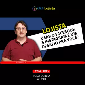 Imagem de capa para o Curso online FACEBOOK & INSTAGRAM PARA LOJISTAS - POCKET