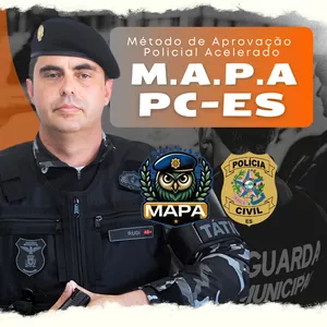 Imagem de capa para o Curso online MAPA PCES (Investigador): Método de Aprovação Policial Acelerado na Polícia Civil do Espírito Santo