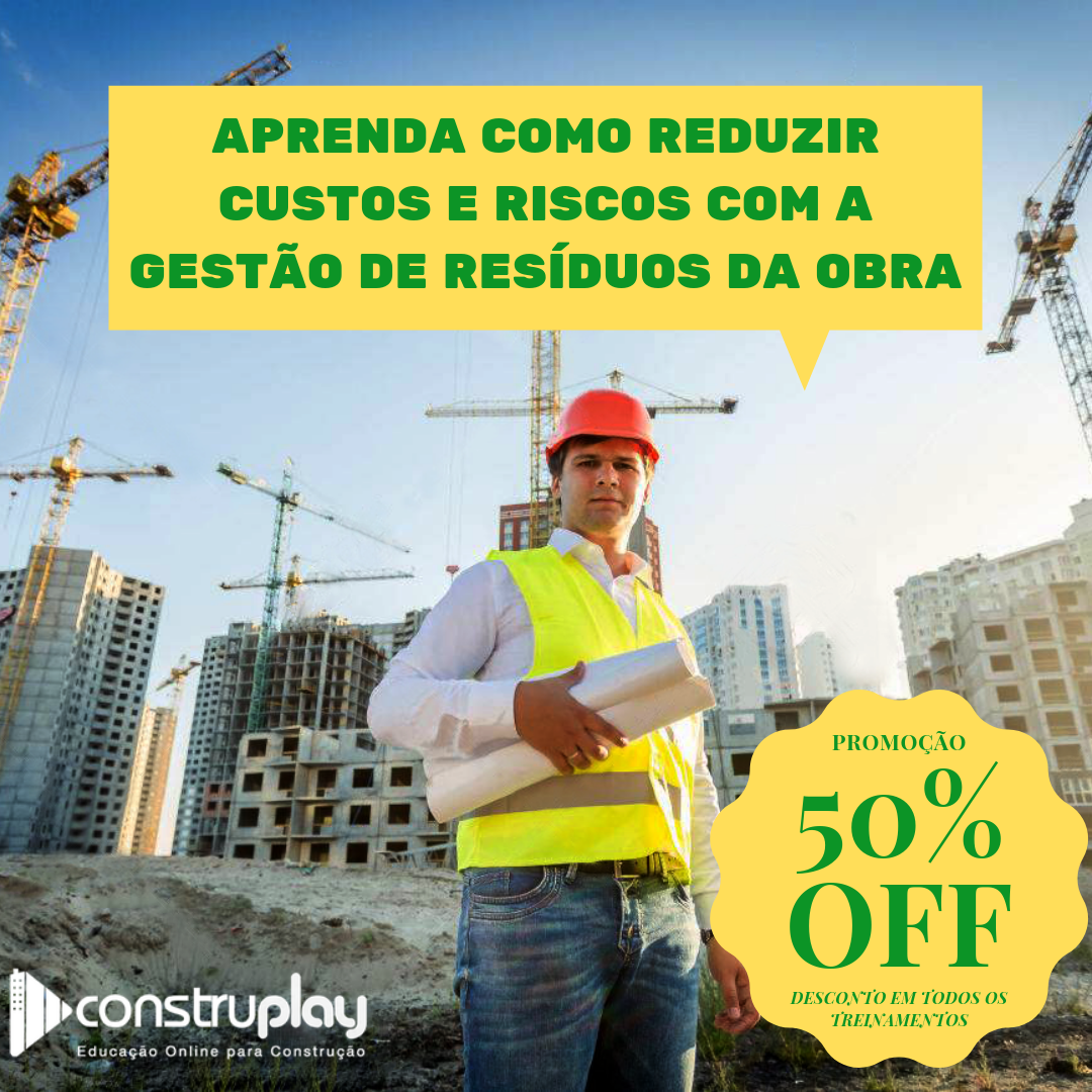 Imagem do curso COMO REDUZIR CUSTOS E RISCOS COM A GESTÃO DE RESÍDUOS DA OBRA