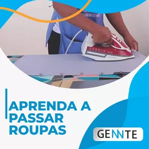 Imagem de capa para o Curso online Apreenda a passar roupa