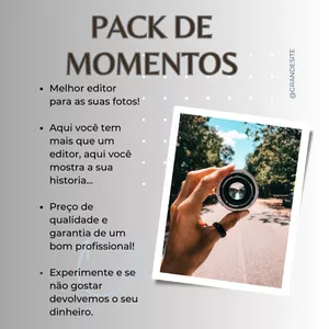 Imagem de capa para o Curso online PACK DE MOMENTOS... 