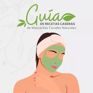 Imagen de portada para Ebook Guía de Recetas Caseras de Mascarillas Faciales Naturales
