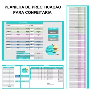 Imagem de capa para o Ebook Planilha de precificação para confeiteiras