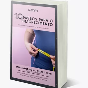 Imagem de capa para o Ebook 10 Passos para o Emagrecimento Saudável