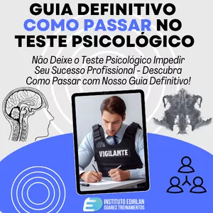 Imagem do curso Guia Definitivo Como Passar no Teste Psicológico