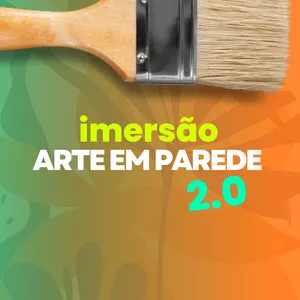 Imagem de capa para o Curso online Imersão Arte em Parede 