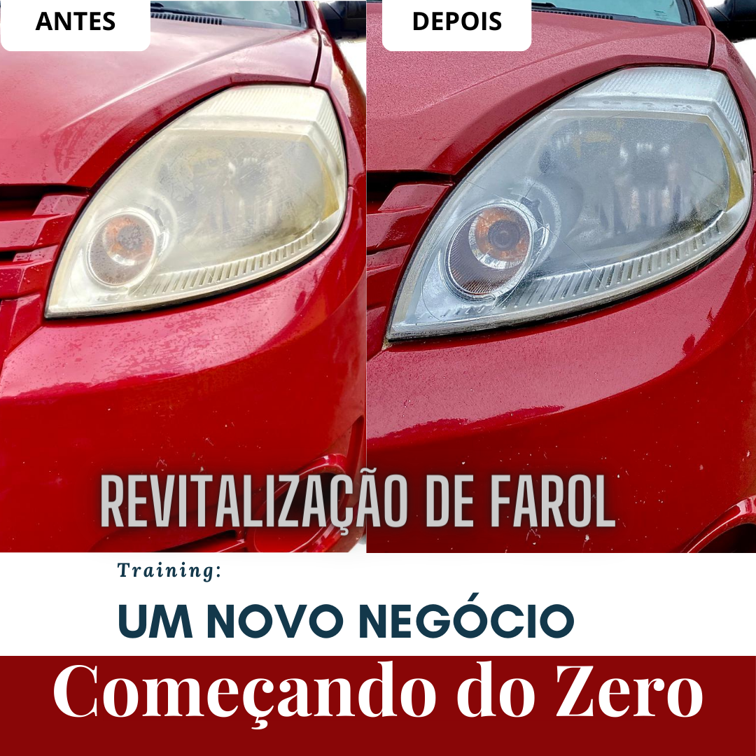 Começando do zero na estética automotiva: Revitalização de Faróis 